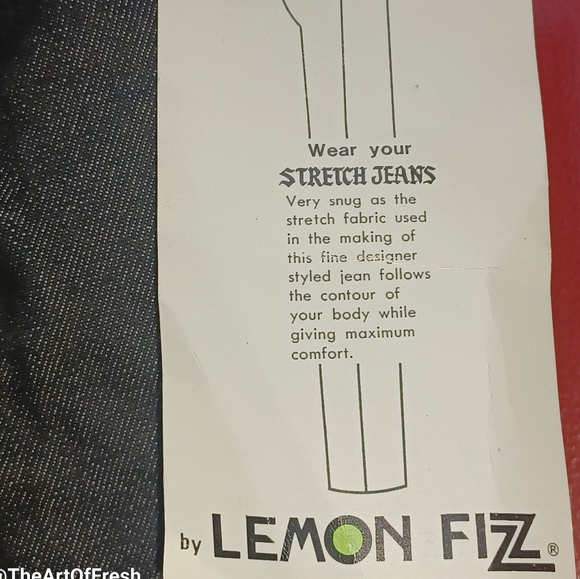 LEMON FIZZ Black WASH Denim Vintage Style Jeans for Girls NWT - Picture 8 of 13